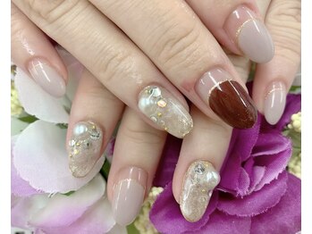 ネイルサロン ドレス(Nail Salon Dress)/[中村]秋♪ボルドーネイル