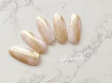 ボネール(nail ＆ eyelash Bounail)/ニュアンスネイル　ホワイト