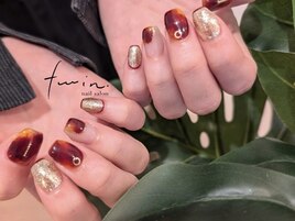 ニュアンスデザインネイル