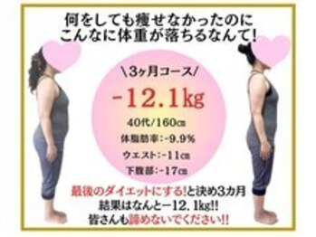 ビオ整体院 北 名古屋院/ダイエット実績(痩身/整体)