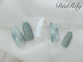 人気！天然石ネイル