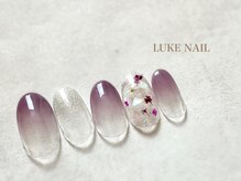 ルークネイル(LUKE NAIL)/ドライフラワーグラデーション