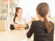 丁寧に楽しくカウンセリングいたします♪