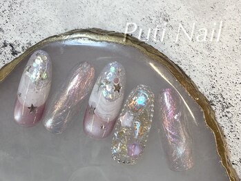プティネイル(Puti Nail)の写真/【人気のパラジェル取扱店】ネイルデビュー大歓迎★JNA1級スタッフ在籍＆分かりやすい定額制で安心♪