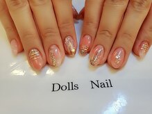 トータルビューティーサロン ドールズ(total beauty salon Dolls)/デザインミラー、ピンクベージュ