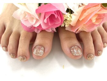 ディーネイル 四条烏丸(D-nail)/【山田】ラメワンカラー