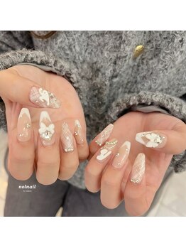 ノルネイル(nol nail)/イニシャル入り推し活デザイン♪