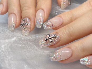 るるねいるの写真/スカルプ独特の宝石のような輝くデザイン◎フルロングの長さ出しから亀裂補強まで♪