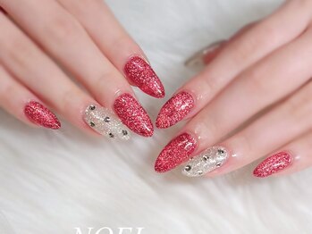 ノエル ネイル(NOEL)/マグネット×4本アート