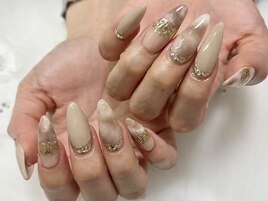 スカルプ/ロングネイル/長さ出し
