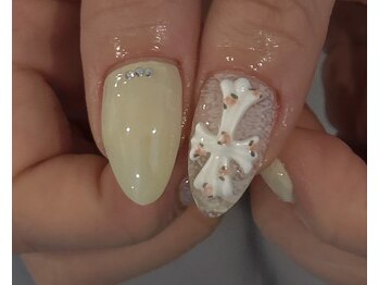 エル(Elle.)/花柄クロム