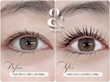 グロウ(glow)の雰囲気(&healthy (アンドヘルシー) で白目に影が入らない目元に)