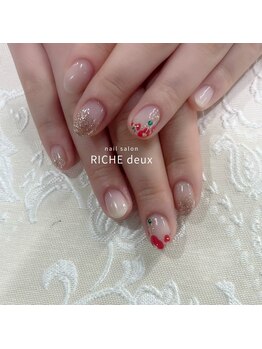 リッシュ ドゥ(RICHE deux)/卒業式ネイル☆