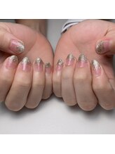 ネイルアルバ(Nail ALBA)/ラメグラデーション