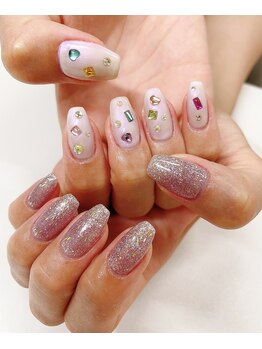 ビモア(vimore)/宝石ネイル