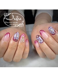 ポインセチアネイル