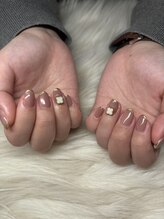 ボタン 木更津店(BOTAN)/ワンカラーラメ、パーツ追加