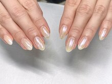 ペルルネイル(perle nail)/ワンカラー×ミラーパウダー
