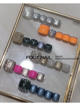 サッシーラッシュ(SASSY LASH)/simple foot 定額♪