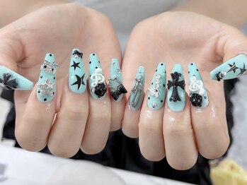 ノヴァ ネイル 日本橋店(Nova Nail)の写真/難波駅人気サロンで理想の韓国ワンホンネイル！持ち込みデザインOKパーツつけ放題♪