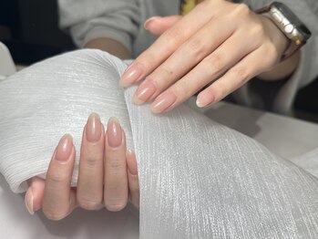 椿楽堂 新宿店/オフィスネイル/シンプルネイル