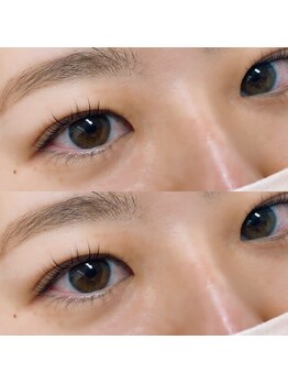 プラスアイ 赤羽東口店/次世代まつ毛パーマ/担当：田中