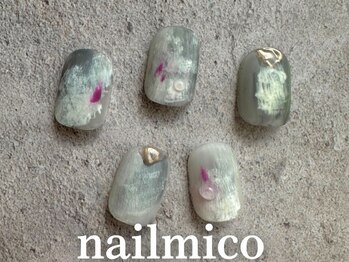 ネイルミーコ(Nail Mico)の写真/あなただけの特別デザインを高技術で実現★大人女性＆遊び心満載のニュアンスネイルを求めている方必見！