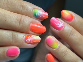 【オーダー】カラフルネイル