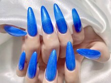 エムズ ネイルサロン(M2)/長さだしシンプルラメネイル