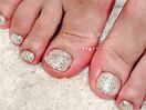 【夏に人気☆フットネイル】