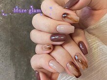 モアグラム 池袋東口店(More Glam)/べっ甲/ニュアンス/秋冬ネイル