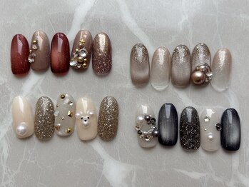 クリスマスネイル￥6500