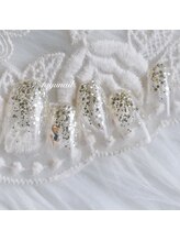 たゆ ネイル(たゆnail)/キラキララメグラデーション