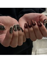 カサネネイルルーム(CASANE nail room)/クリアフレンチ/マグネット