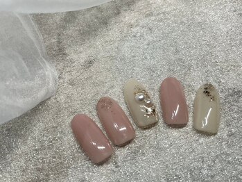 プティ アイビューティ 京橋店(peTiT eyebeauty)/シンプルネイル 春ネイル