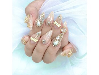 ティーアンドビー ネイルスタジオ(T&B NAIL STUDIO)/トレンドワンホンちゅるんネイル