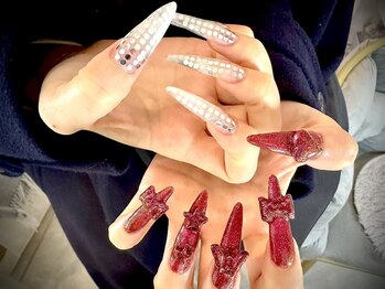 ヌル ネイル 堀江(NURU NAIL HORIE)/韓国/ワンホン/クリスマスカラー