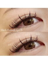 アイラッシュ ナナラ(eyelash Nanala&.)/ブラックフラットラッシュ140本