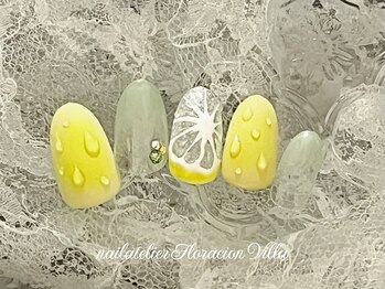 ジューシーレモンネイル