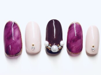 アンドシュシュネイル(&CHOU CHOU nail)/定額￥８９８０