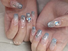 キラキラワンホンネイル＊*