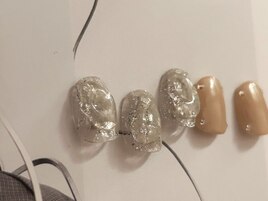 クリアメタルネイル