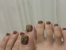 クレイ(clay.)/フットネイル　インクデザイン