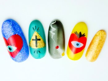 ネイリックス アヴェニール(NAILX avenir)/ポップなネイル