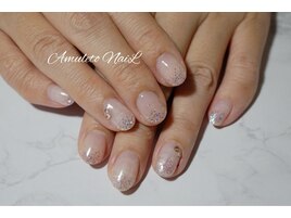 シンプルラメグラデー