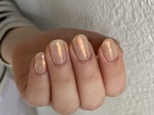 リノ(lino)/オレンジミラーネイル 3/9