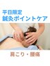 【平日限定】 ポイント鍼灸ケア 20分 ¥3,000