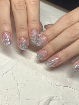 ラメグラデーション　￥4500