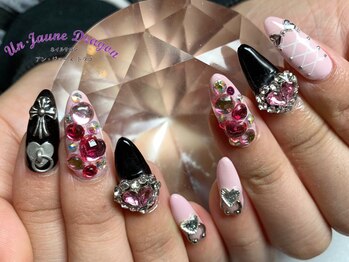 アン ジョーヌドラゴ/【ロングネイル】甘辛ネイル