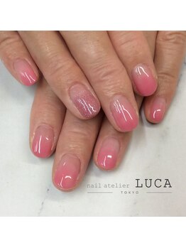 ネイルアトリエルカ(nail atelier LUCA)/Y-4 ピンクグラデーションネイル